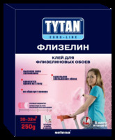 Клей Tytan Euro-line для флизелиновых и стеклообоев ФЛИЗЕЛИН 250 гр 1уп=12 шт