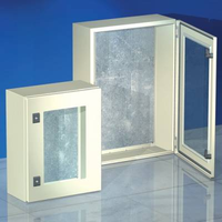 Шкаф 800x600x250мм, IP55 с прозрачной дверью навесной серии CE